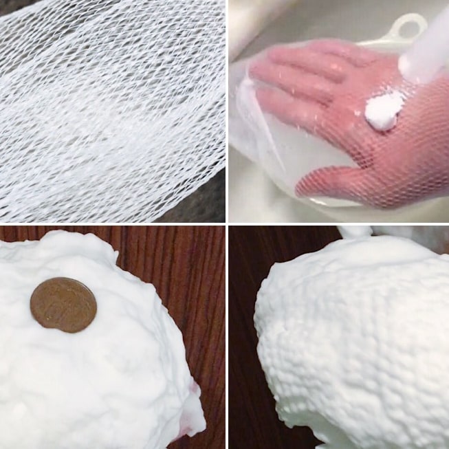 ウォッシングクリーム専用泡だてネット